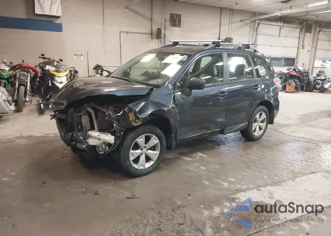 2016 Subaru Forester 2.5I from USA, damaged, VIN JF2SJABC1GH421242